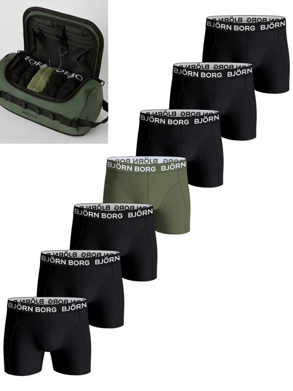 Bjørn Borg - COTTON STRETCH BOXER 7 P + TOILET CASE Bjørn Borg - COTTON STRETCH BOXER 7 P + TOILET CASE