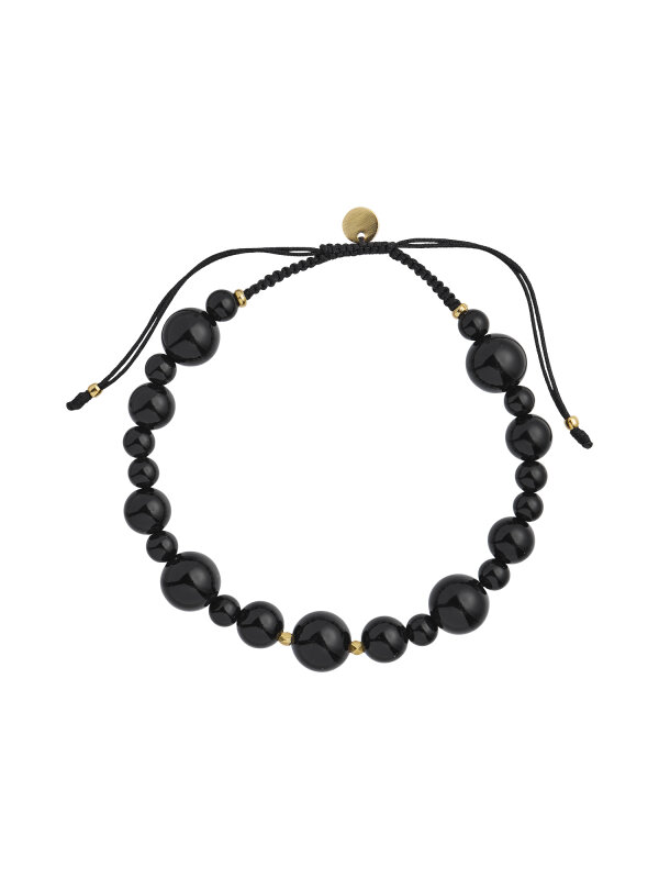 Stine A - Cherrie Bon Bon Armbånd - Black Onyx Stine A - Cherrie Bon Bon Armbånd - Black Onyx