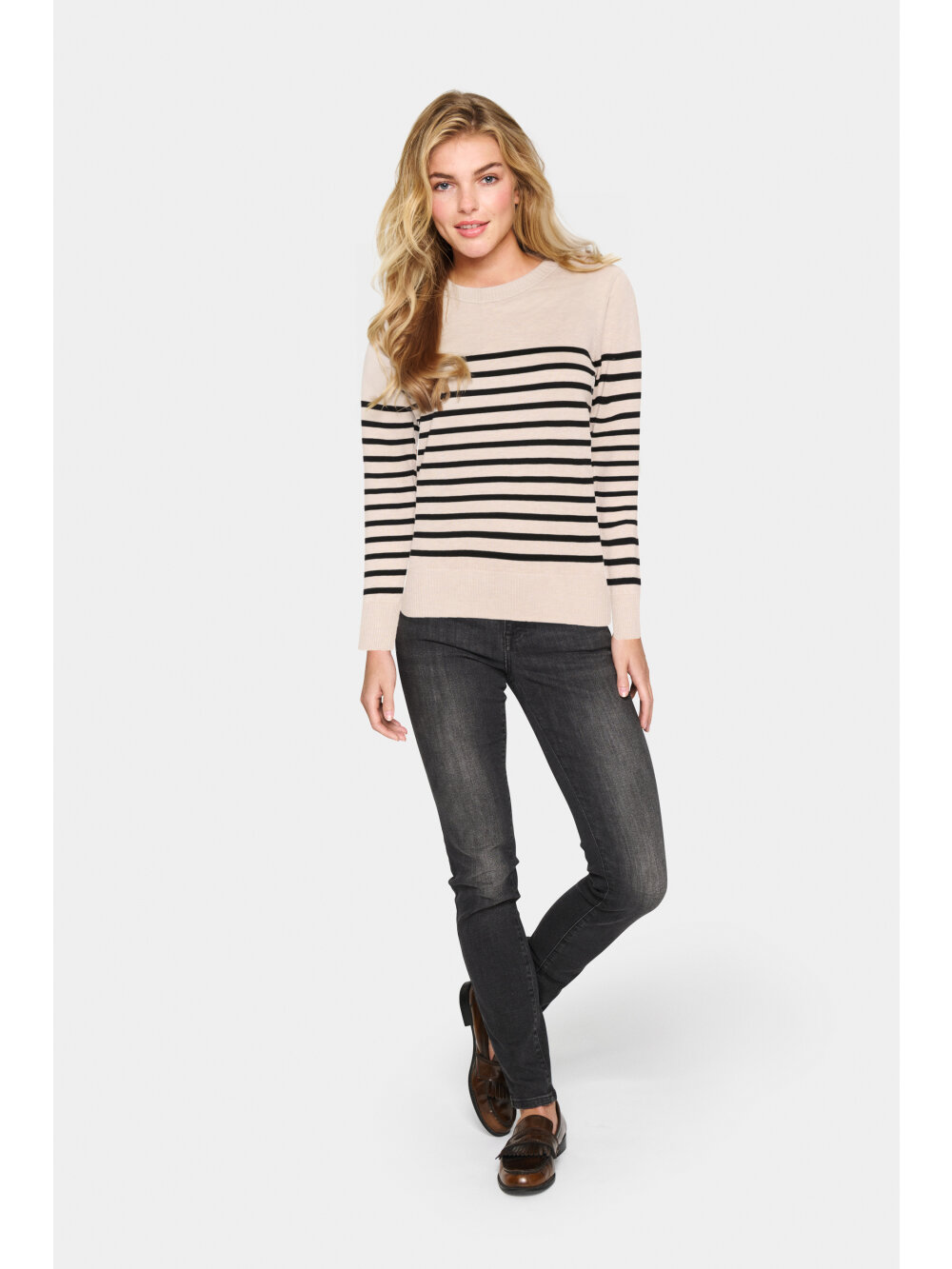 Saint Tropez - MilaSZ LS Striped Pullover