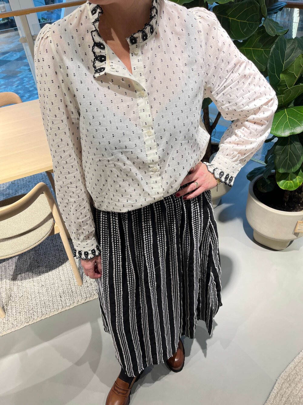 Lollys Laundry - RiverLL Skjorte LS