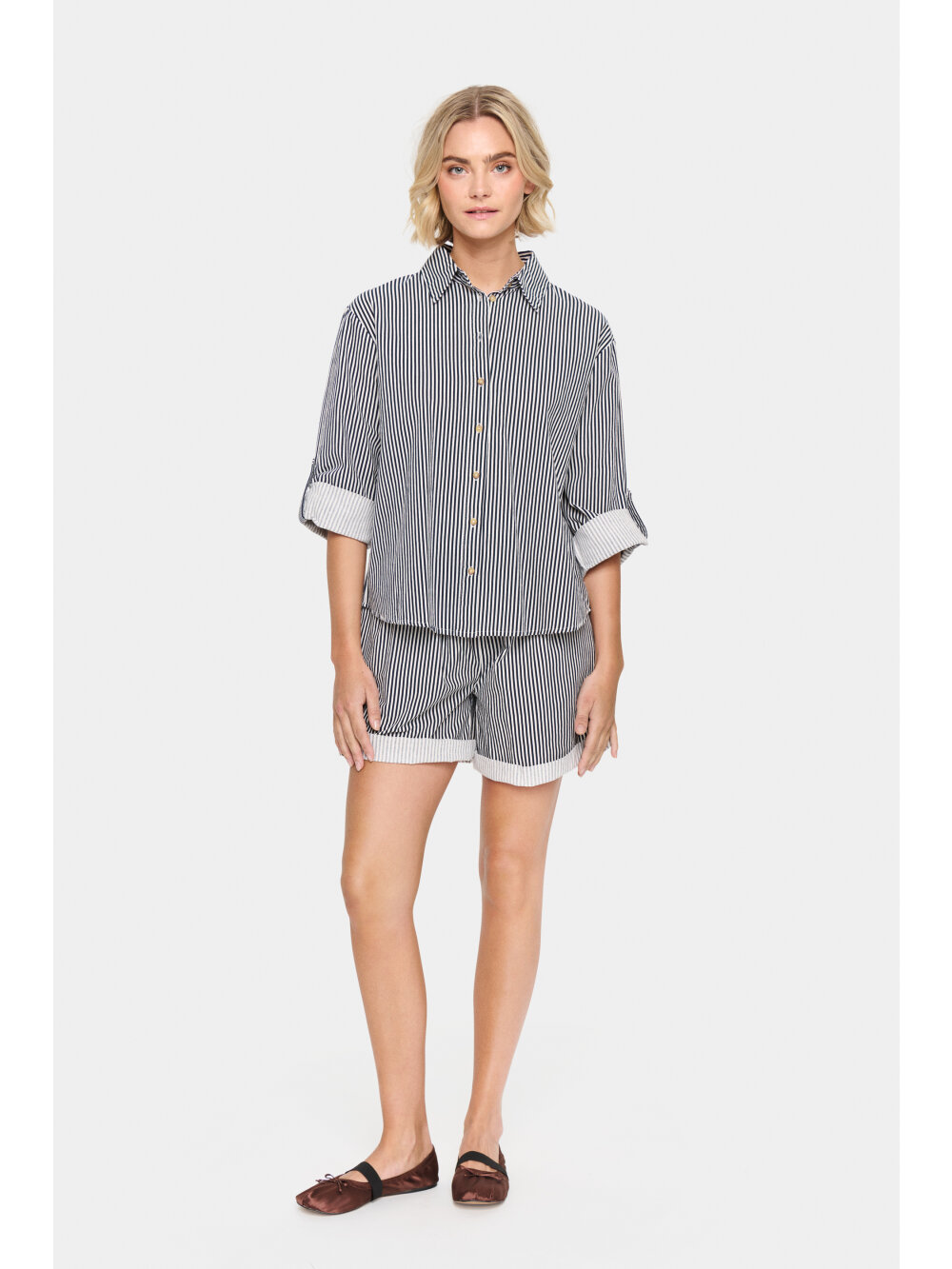 Saint Tropez - ZalindaSZ Stripe Shirt