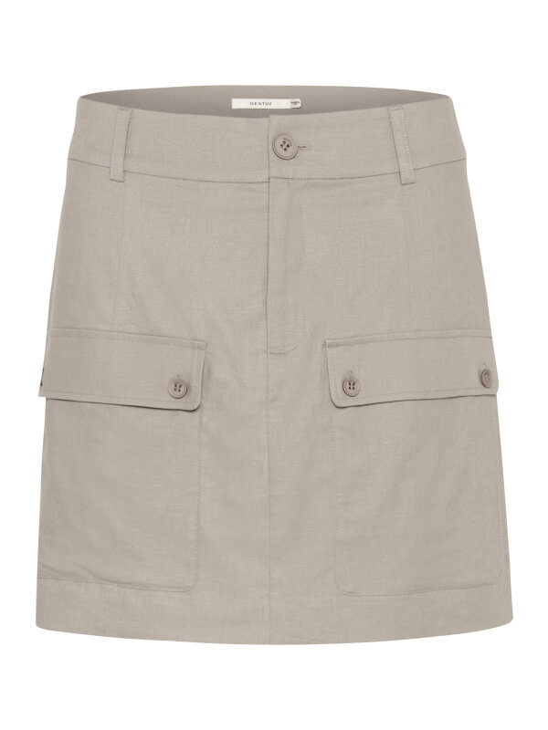 Gestuz - GZliane linen MW skirt Gestuz - GZliane linen MW skirt