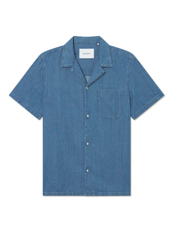 Les Deux - Klark Denim SS Skjorte Les Deux - Klark Denim SS Skjorte