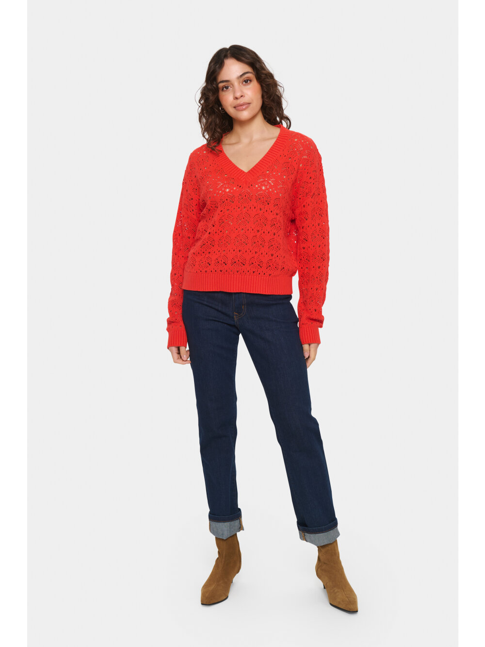 Saint Tropez - JunaSZ V-Neck Pullover