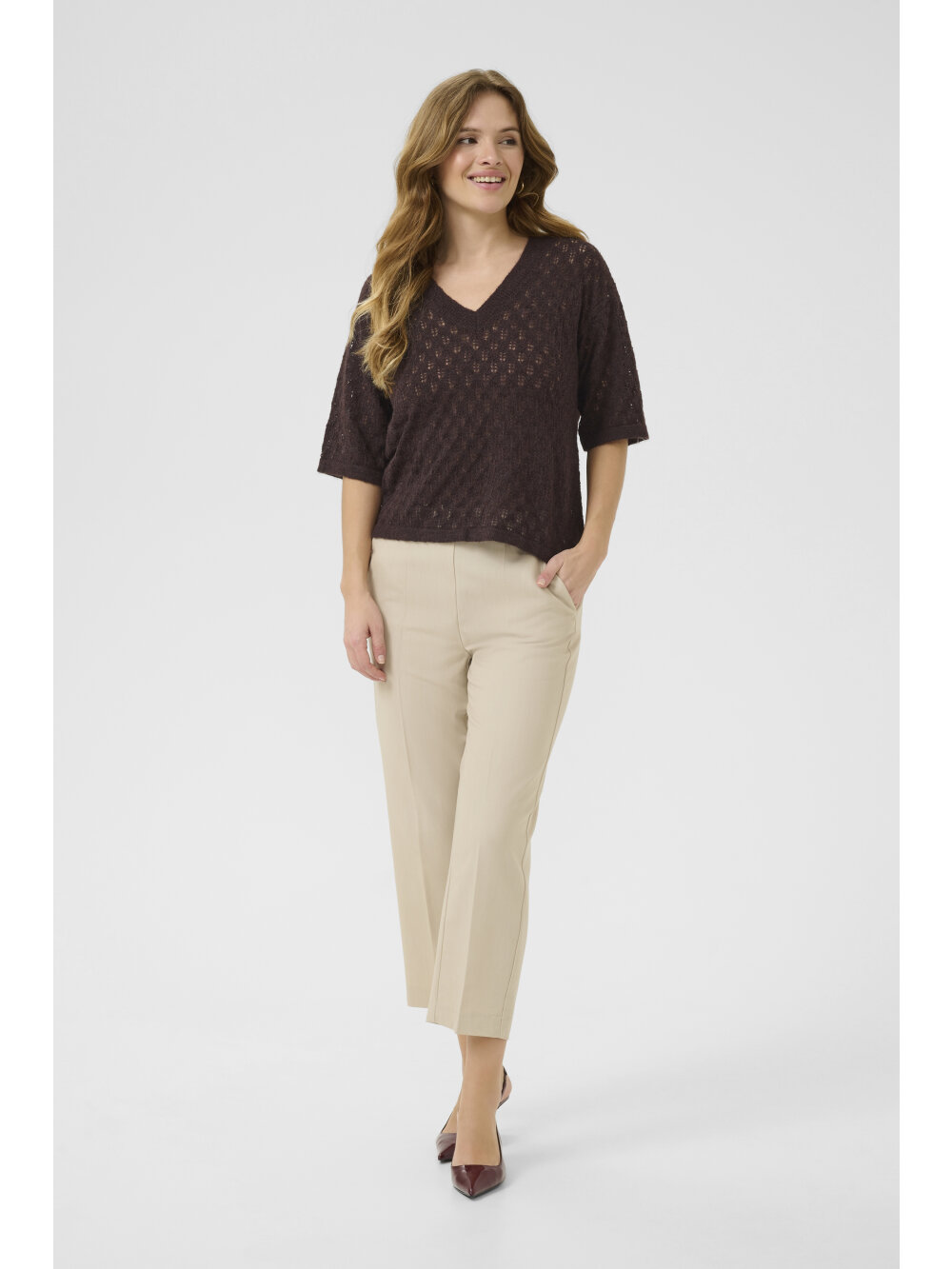 Kaffe - KAlourine V-Neck Pullover