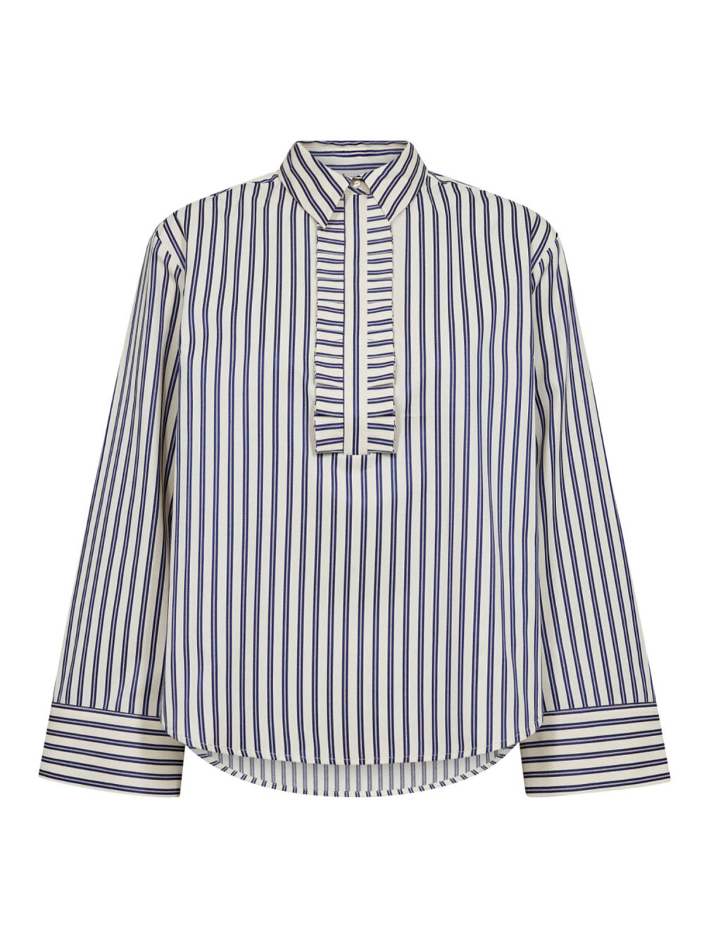 Co´Couture - SamsonCC Stripe Frill Skjorte