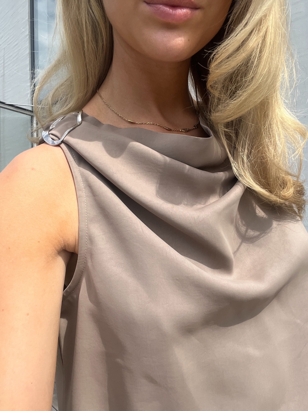 Neo Noir - Scotta Dull Sateen Top