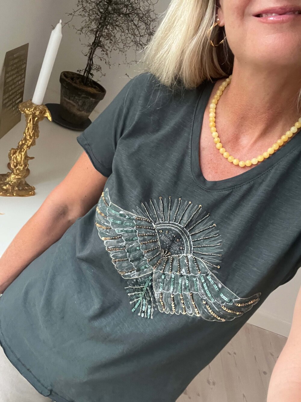 Mos Mosh - MMNadine O-SS Deco T-Shirt