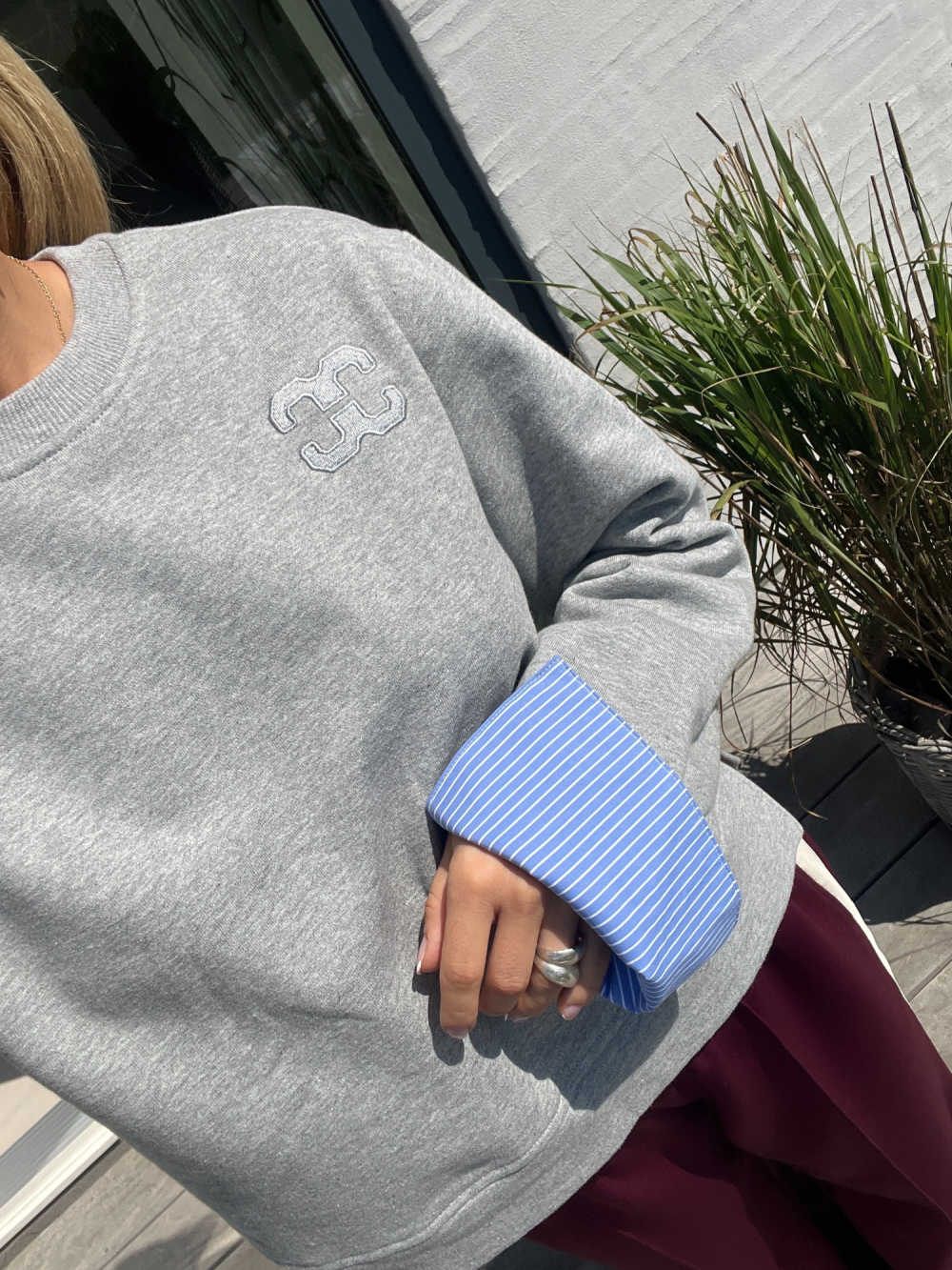 Co´Couture - DaniellaCC Cuff Sweat