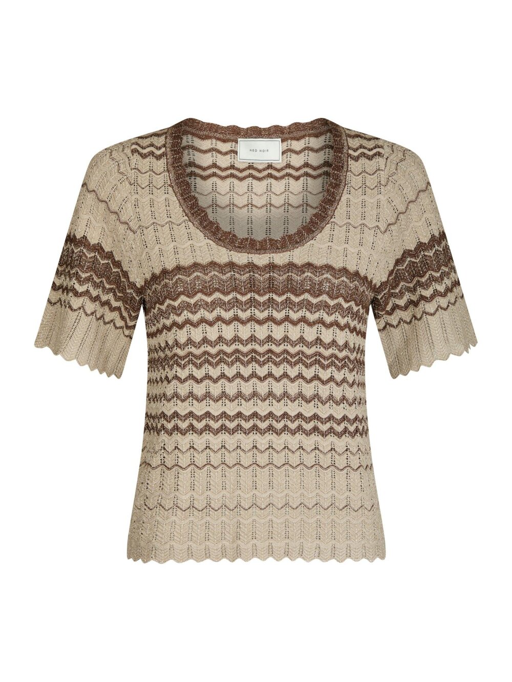 Neo Noir - Meiko Stitch Knit Bluse