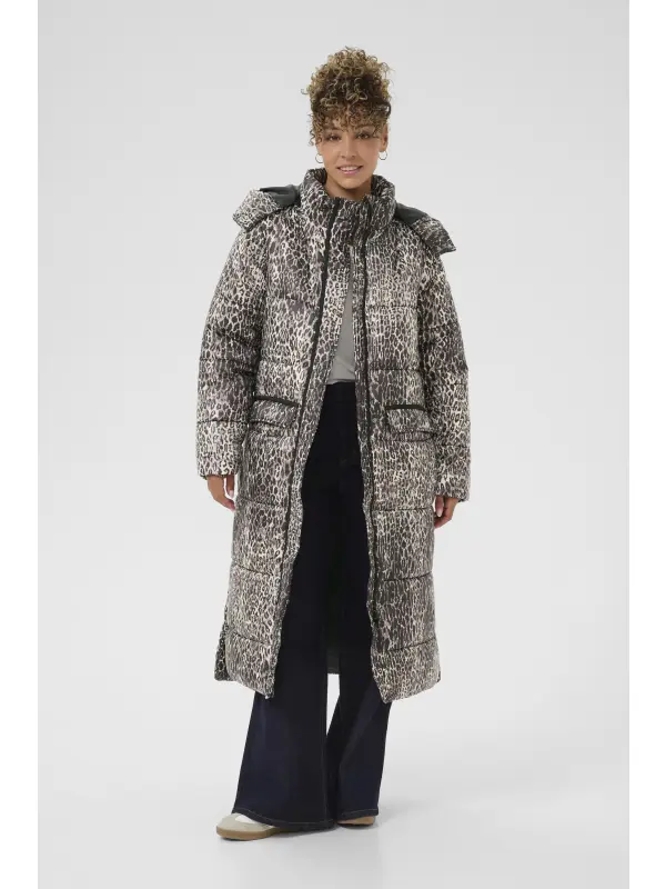 Cream - CRGaiagro Long Printed Jacket Cream - CRGaiagro Long Printed Jacket