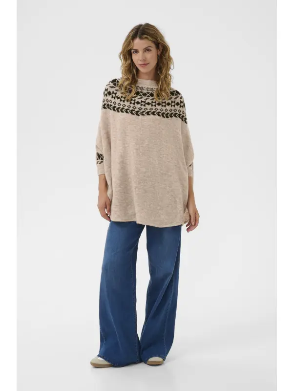 Cream - CRCherrie Poncho Cream - CRCherrie Poncho