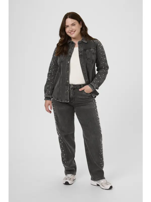Kaffe Curve - KCpetri Denim Jacket Kaffe Curve - KCpetri Denim Jacket
