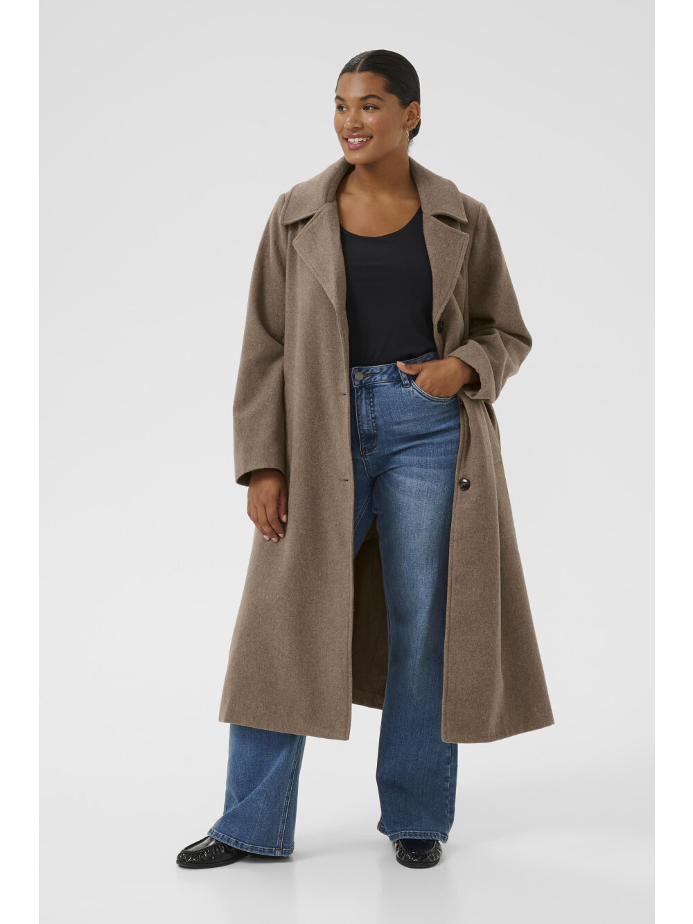 Kaffe Curve - KCnanny Long Coat