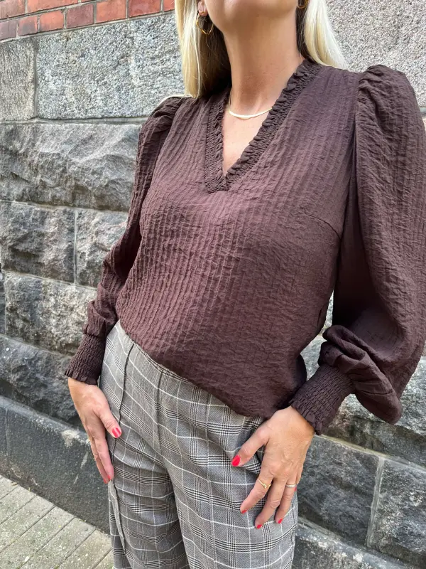 Co´Couture - ShinaCC V-Bluse Co´Couture - ShinaCC V-Bluse