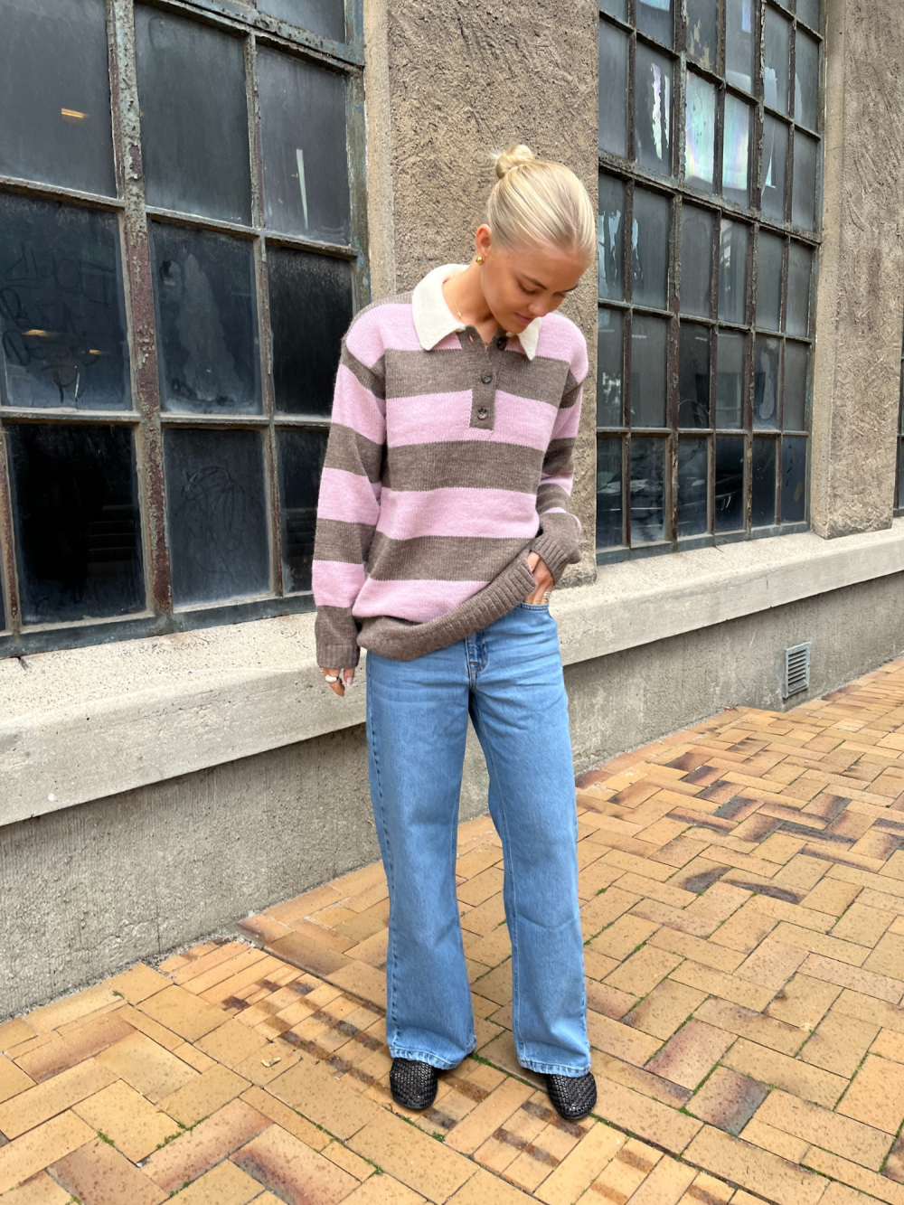 Modström - Pelhammd stripe polo