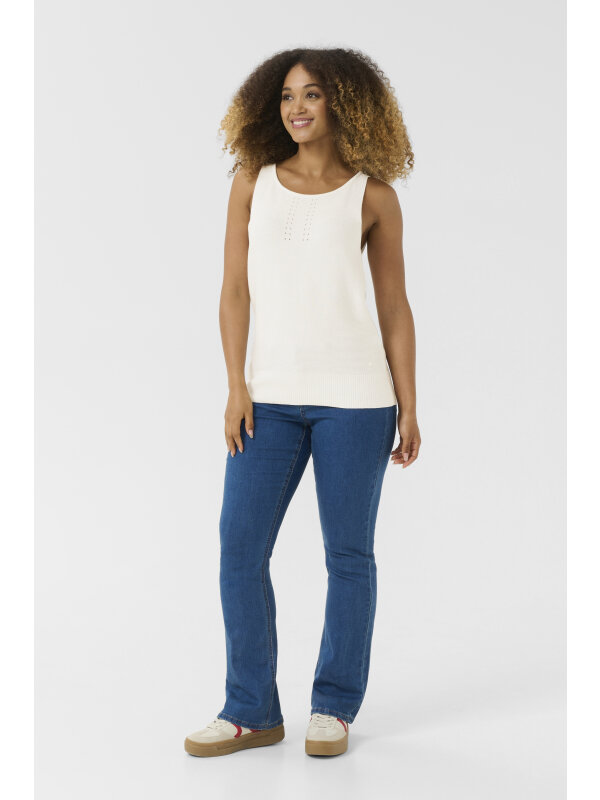 Cream - CRSillar Knit Top Cream - CRSillar Knit Top