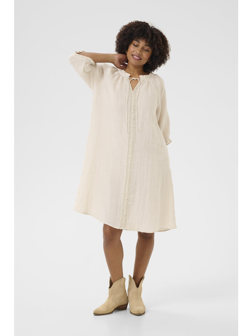 Cream - CRBellis Lace Dress
