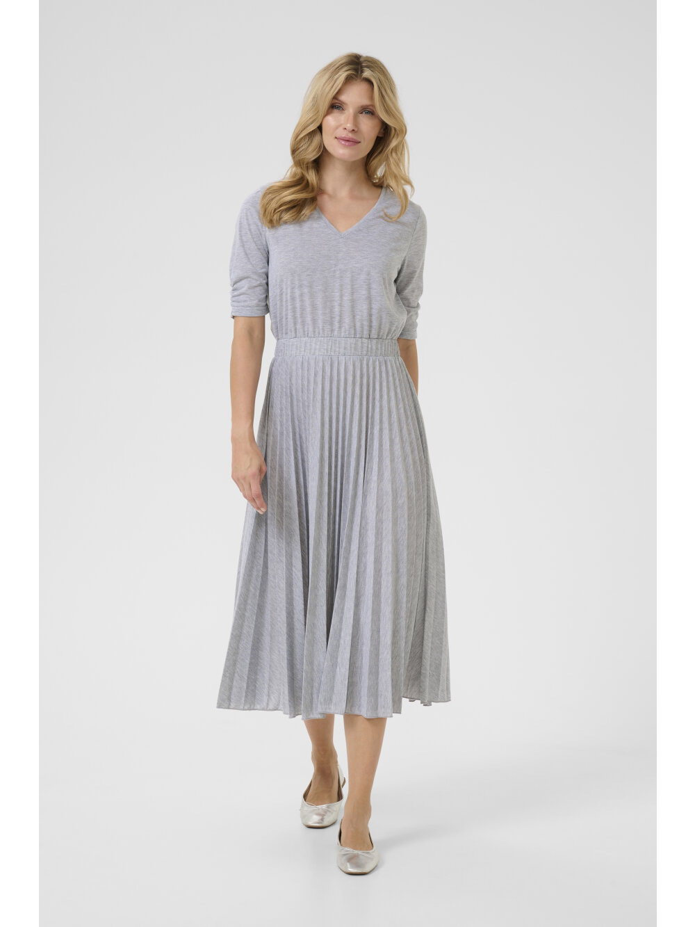 Cream - CRFolo pleat dress