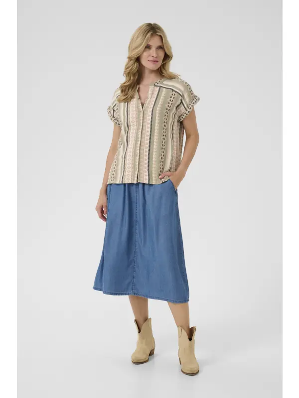 Cream - CRSola Blouse Cream - CRSola Blouse