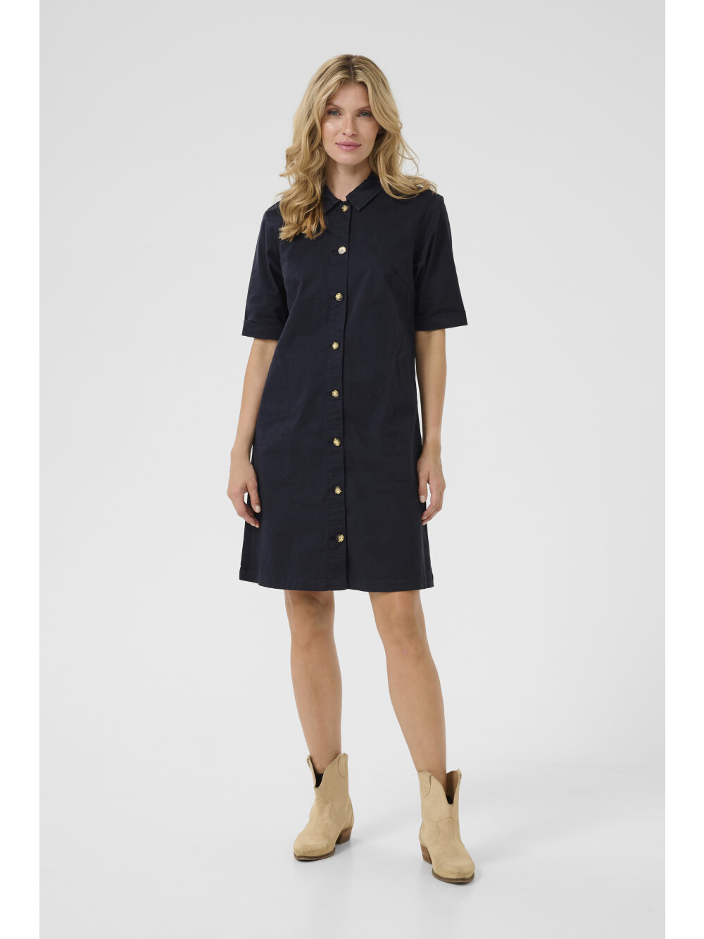 Cream - CRBerta Twill Dress