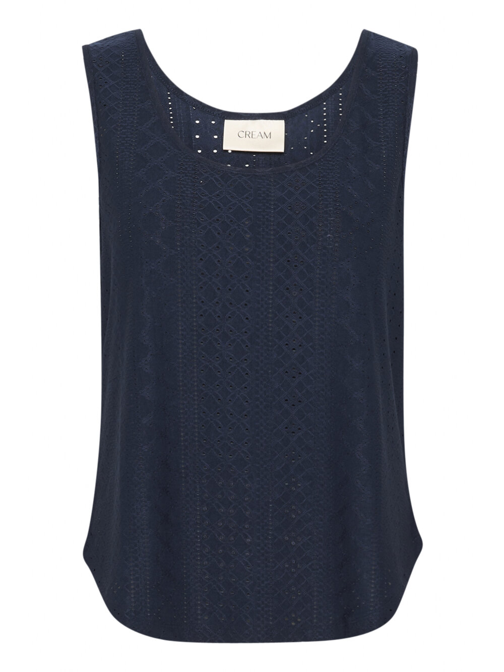 Cream - CRMianna Pointelle Top