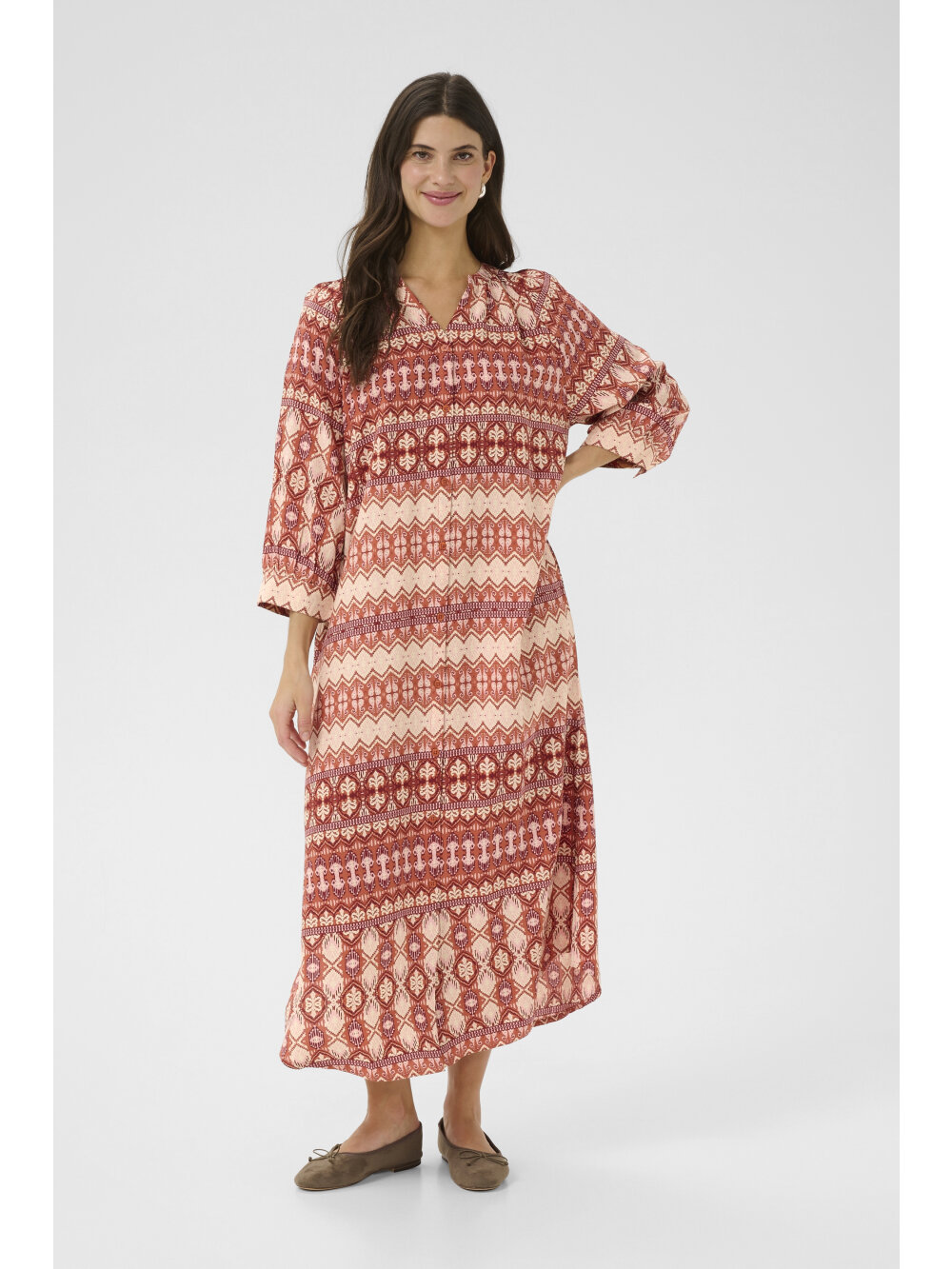 Cream - CRTiah Long Shirt Dress