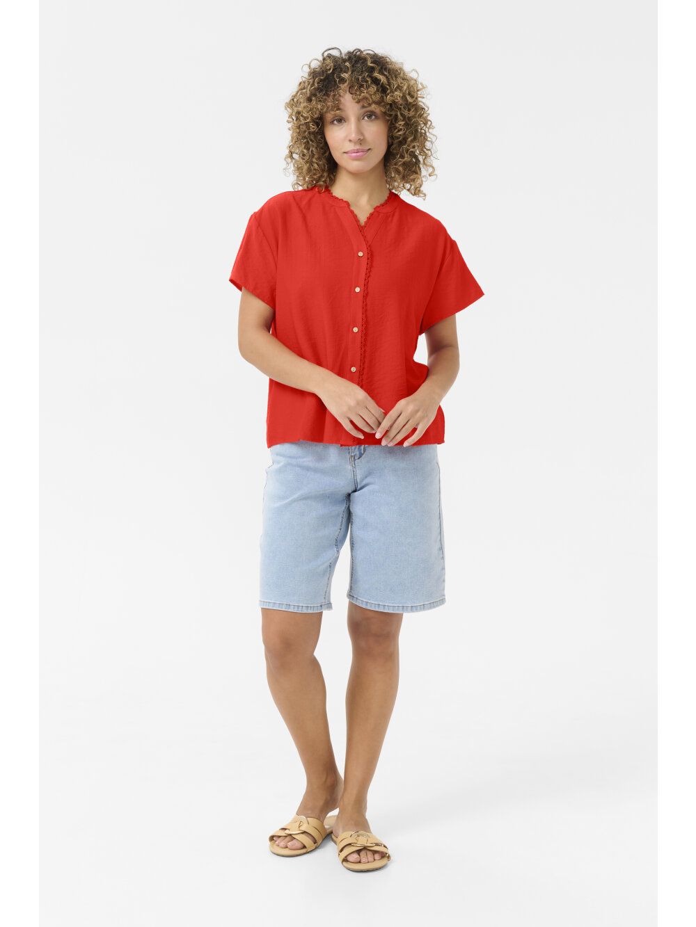 Cream - CRLori Lace Shirt