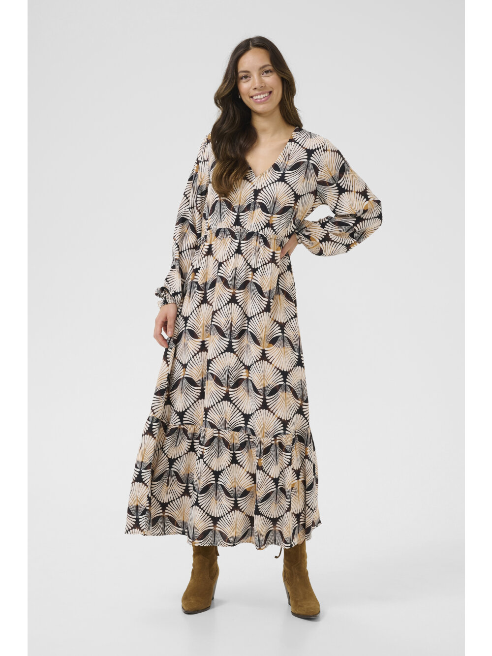 Cream - CRTiah Dress