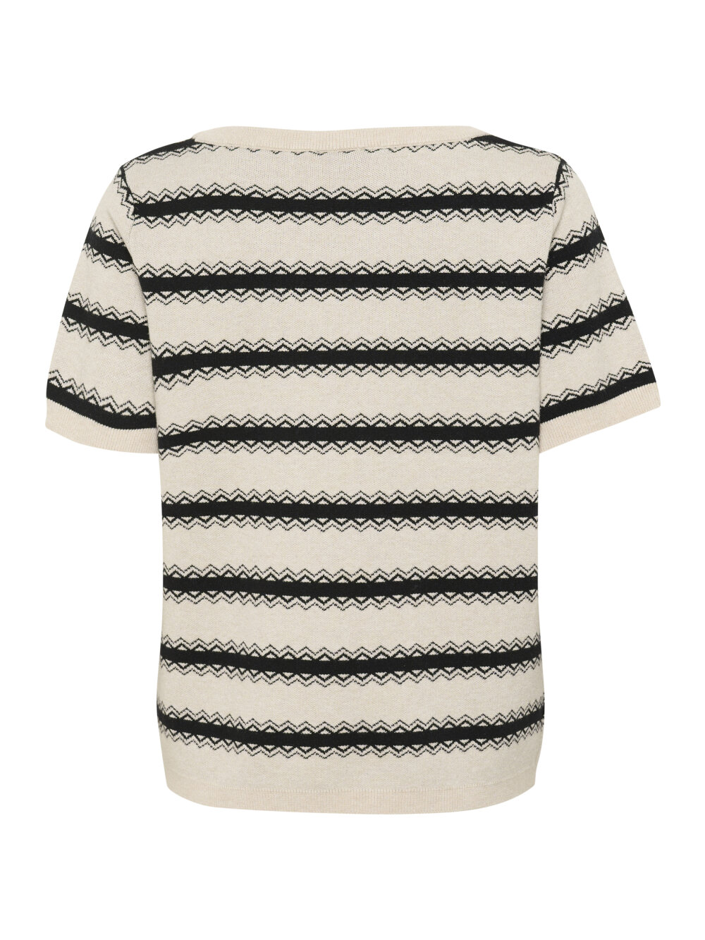 Cream - CRDela SS Zigzag pullover
