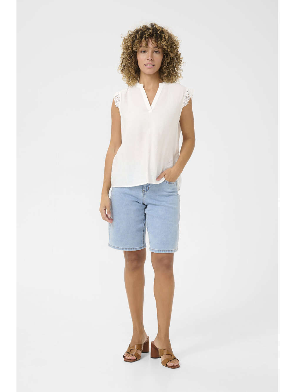 Cream - CRFrammy Sleevelees Blouse