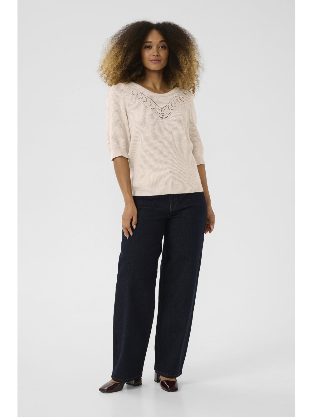 Cream - CRDela short sleeve pullover