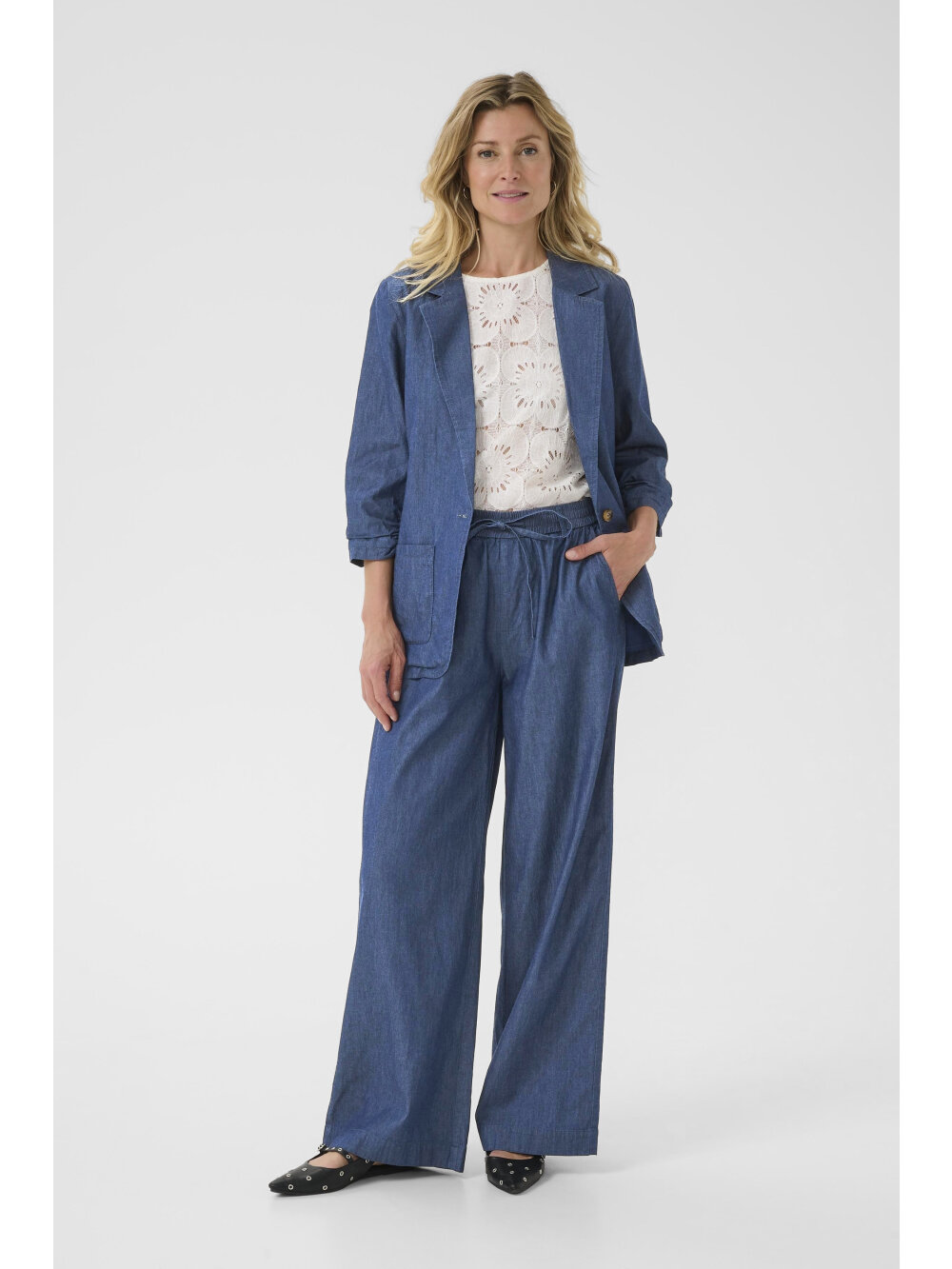 Cream - CRTallie Pant