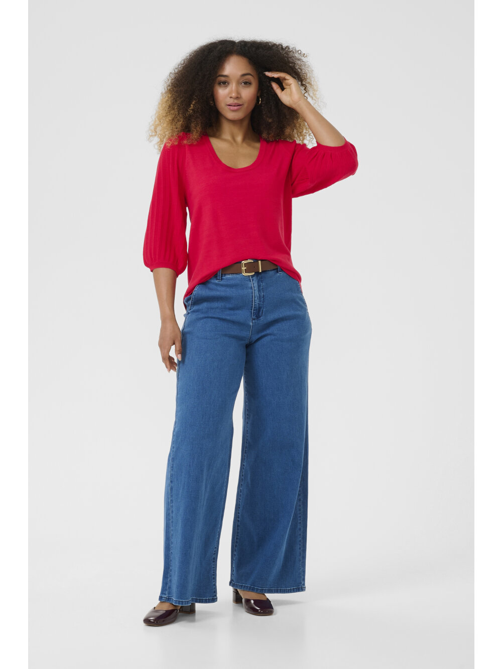 Cream - CRVillea pleat pullover