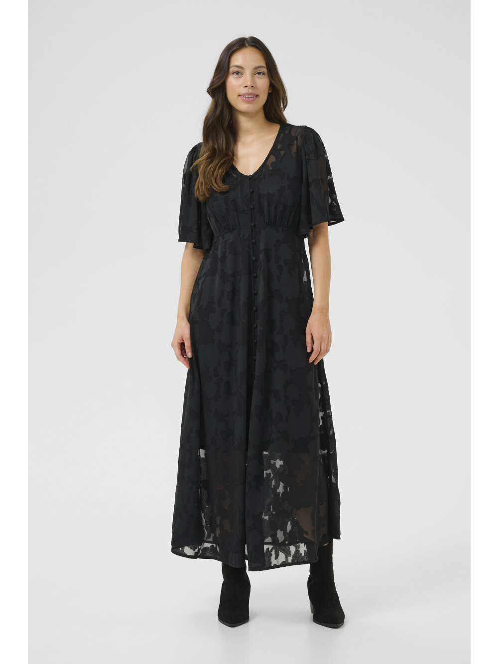 Cream - CRChery flower dress