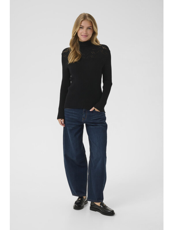 Cream - CRDela Rollneck Pullover Cream - CRDela Rollneck Pullover