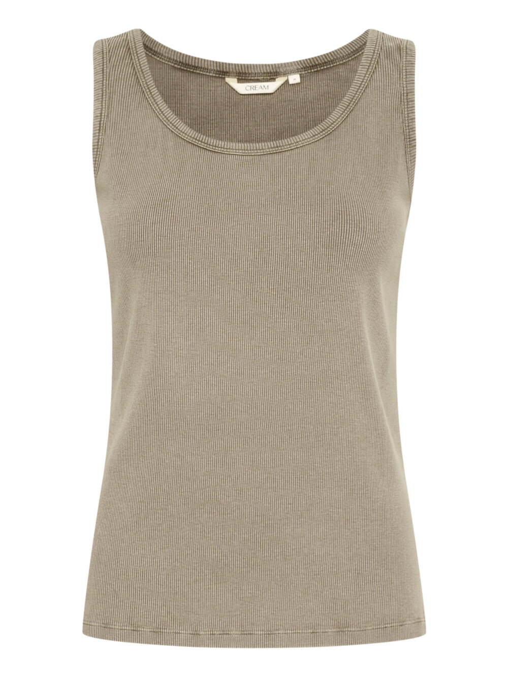 Cream - CRTalia Rib Top