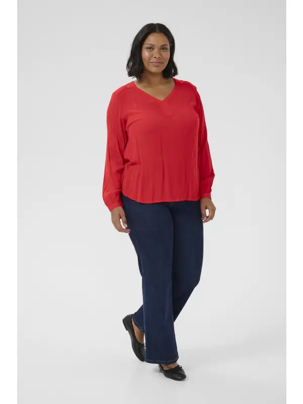 Kaffe Curve - KCami LS Blouse Kaffe Curve - KCami LS Blouse