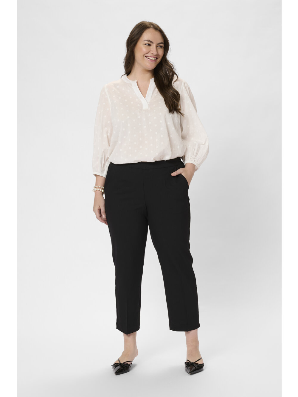 Kaffe Curve - KCsakira Cropped Pants