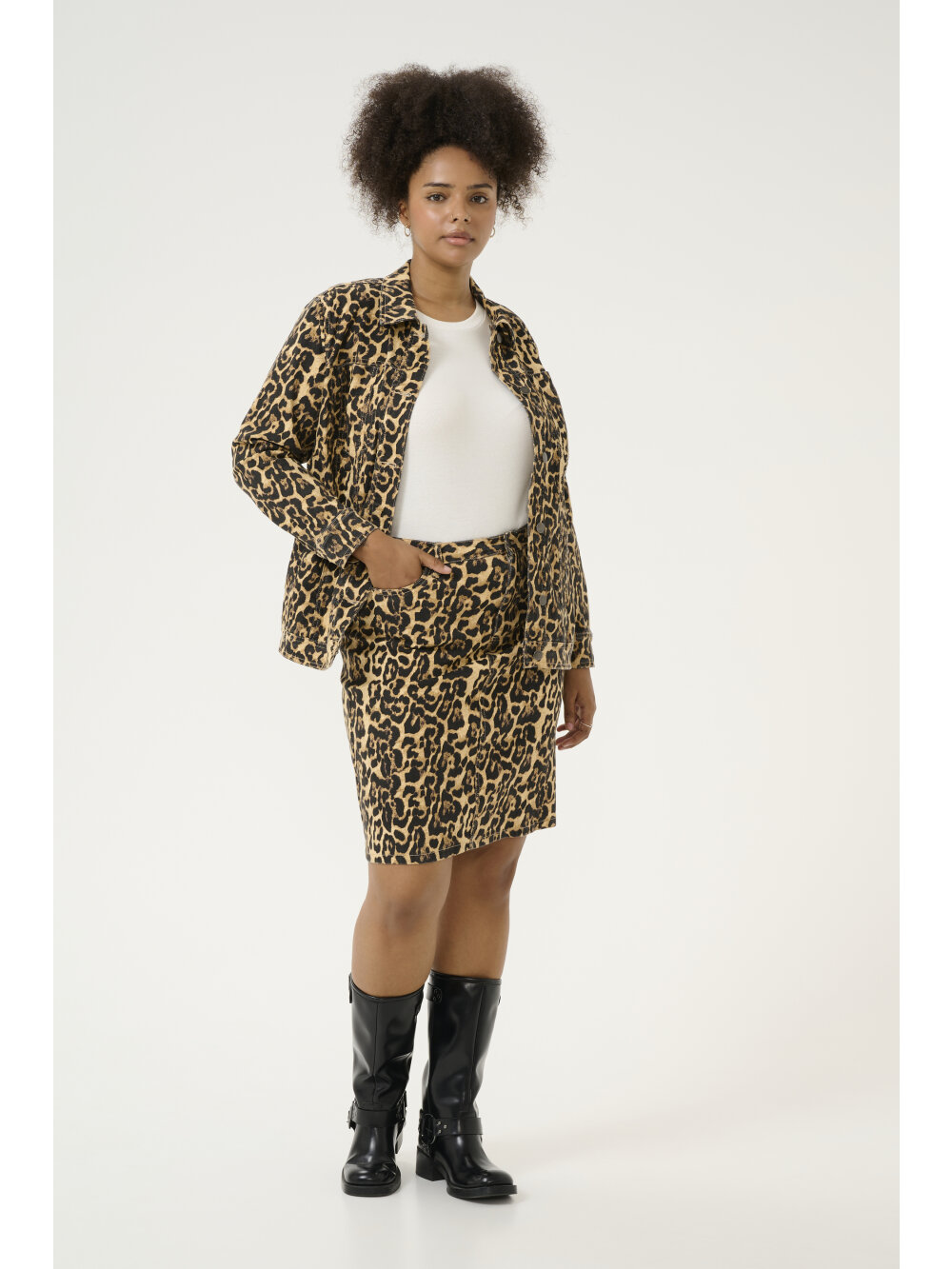 Kaffe Curve - KCleonoma Denim Skirt