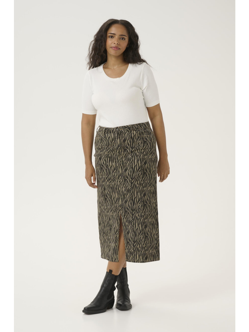 Kaffe Curve - KCleonoma Denim Skirt