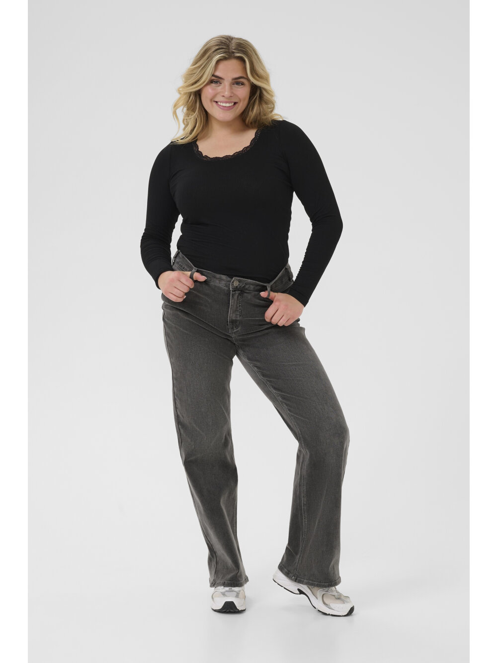 Kaffe Curve - KCsina HW Flared Jeans