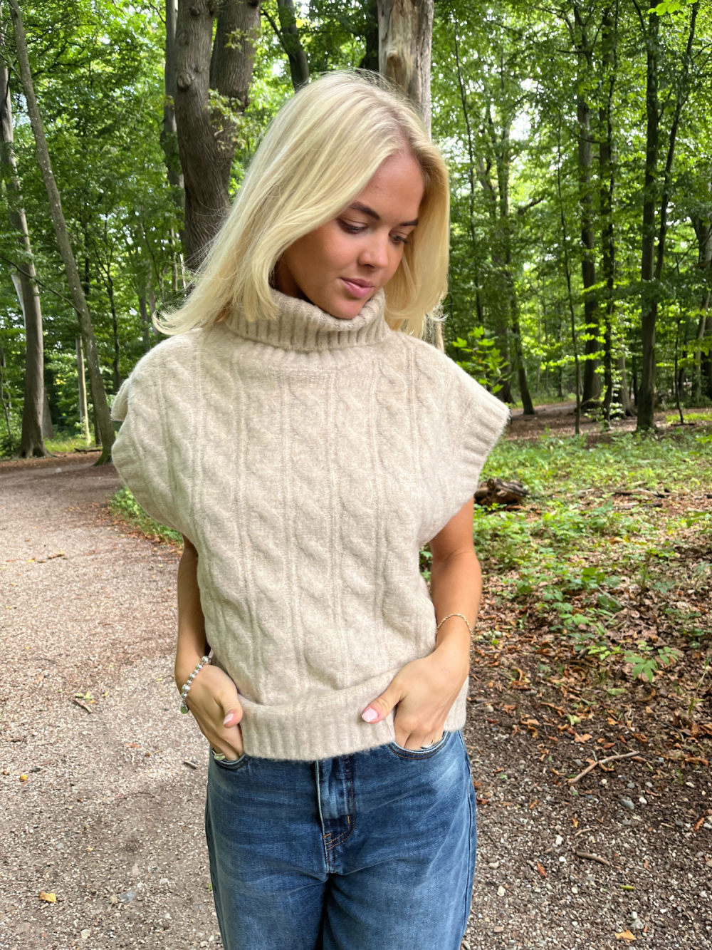 Lollys Laundry - FresnoLL Knit Vest SL