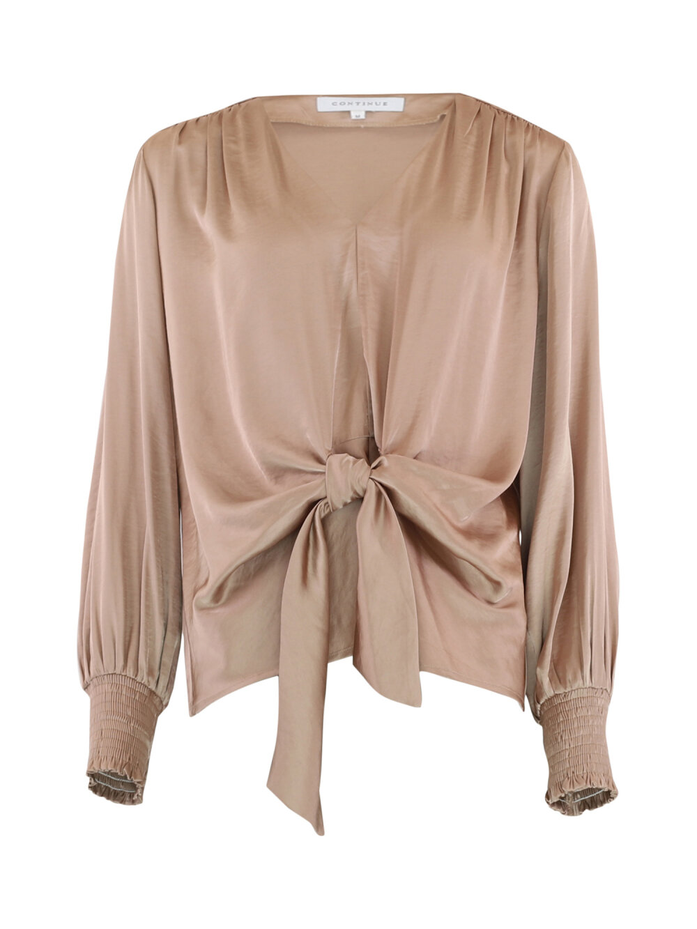 Continue - karina satin wrap bluse