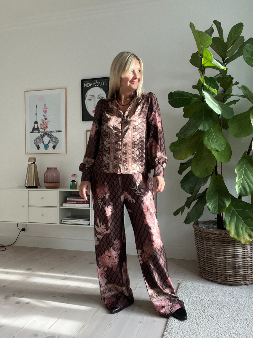 Neo Noir - Lunet Botanical Border Bukser