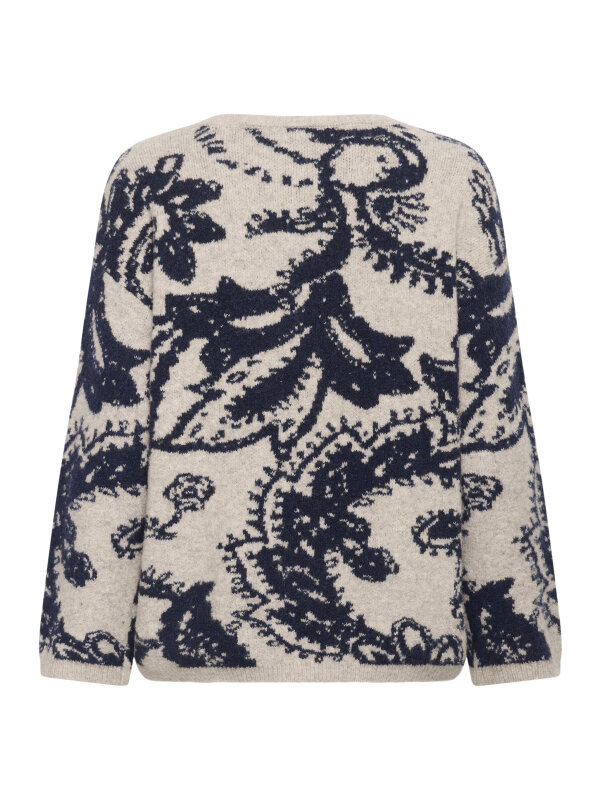 Cream - CRTemikka Knit Pullover Cream - CRTemikka Knit Pullover