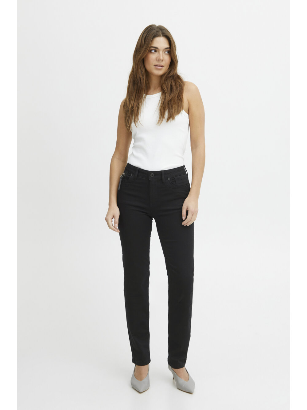 Pulz Jeans - PZKAROLINA HW Jeans Straight Leg