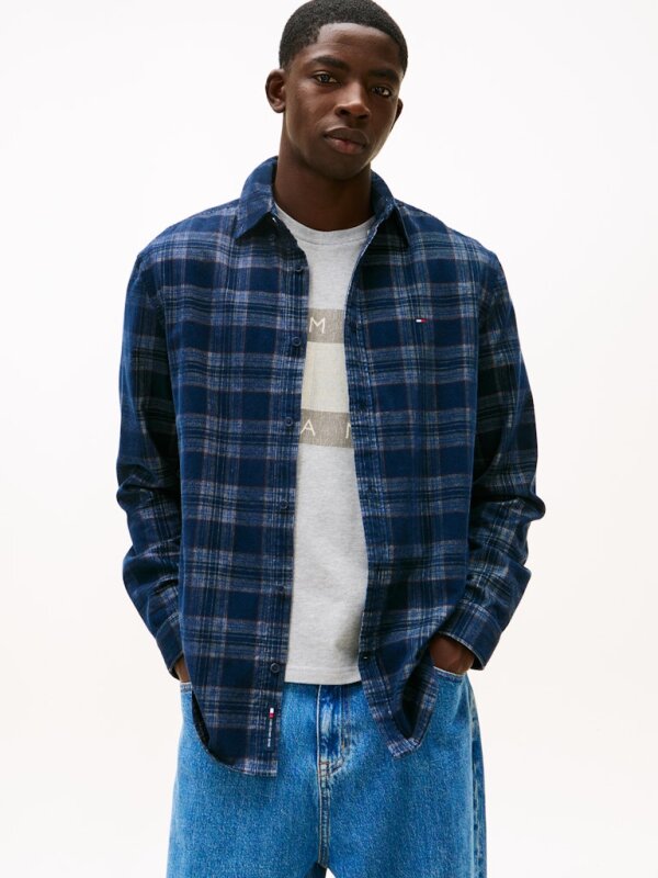 Tommy Jeans - TJM REG CHECK CORD SHIRT