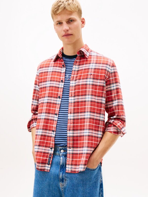 Tommy Jeans - TJM REG FLANNEL CHECK SHIRT EXT