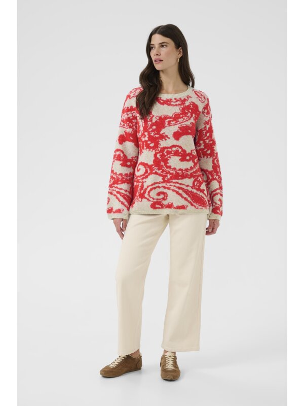 Cream - CRTemikka Knit Pullover Cream - CRTemikka Knit Pullover